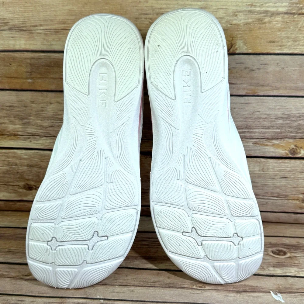 Hike Footwear HF Wave White Pink Pain Free Walk Shoes Barefoot Sneakers 10